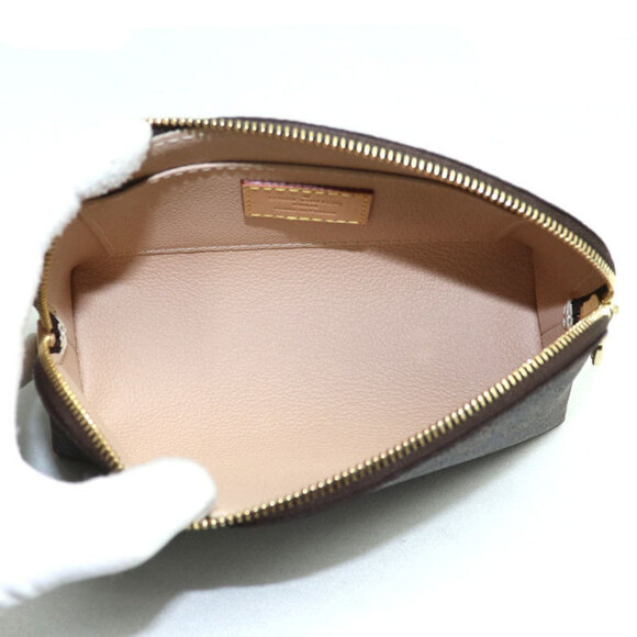 LOUIS VUITTON Authentic Brown Pochette Pouch - Picture 3 of 5